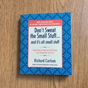 “Don’t sweat the small stuff” book